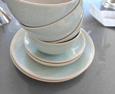 Belleek Living Dinnerware Set Pale green  Speckled Glaze