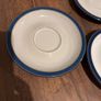 Denby blue saucers 6 in total Image 3