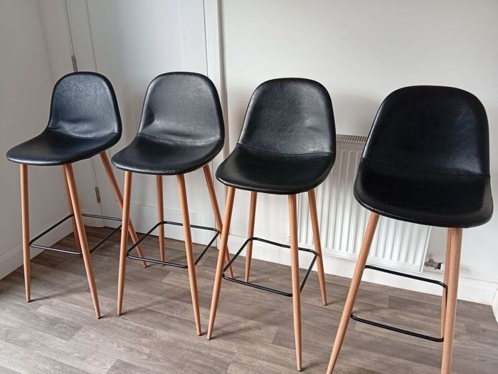 four Jysk bar stools