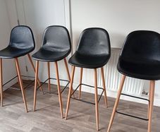 four Jysk bar stools