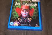 Johnny Depp- Alice in wonderland Blu-ray