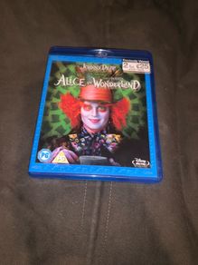 Johnny Depp- Alice in wonderland Blu-ray
