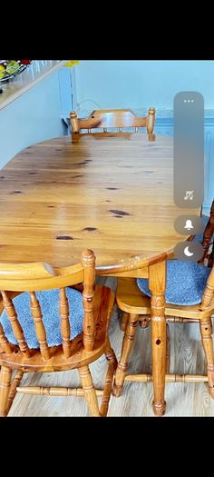 kitchen table and chair