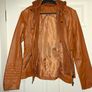 Brand NEW beautiful faux leather hooded jacket, size M Image 4