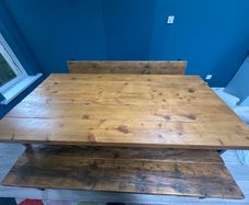 Industrial Style Reclaimed Wood Dining Table