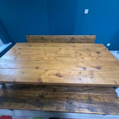 Industrial Style Reclaimed Wood Dining Table
