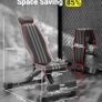 Adjustable Weight Bench, Commercial Workout Bench for Home Gym, Decline/Flat/Incline Bench Press, 90 Positions Image 3