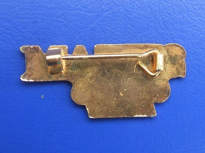 Steam Railway Magazine - promotional badge (1980's)