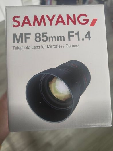 Brand New Samyang 85mm F1.4 Telephoto Lens For Canon
