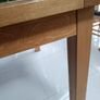 Solid oak dining table. Image 7
