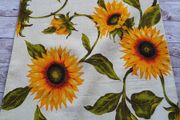 Handmade " Sunflowers "table runner  33cm x 170cm