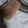 Zara fairisle fur cuffed jumper Image 3