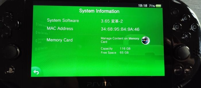 Ps Vita Slim Modded 128gb Henkaku almost Mint