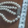 Vintage Double Row Faux Pearl Necklace. Image 6