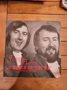 Foster and Allen, A Bunch of Thyme 7 inch vinyl single