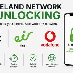3 Three Eir Vodafone All iPhone Models 17 Pro Max Unlock Service Unlocking Ireland