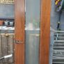 Solid wood frosted glass door Image 3