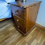 Wooden Bed and Lockers Image 4