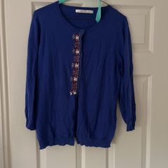 Nougat beaded cardigan