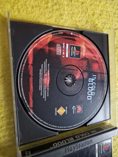 In Cold Blood PlayStation1 Ps1 PlayStation2 Ps2 Games Original