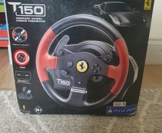 Thrustmaster T150 steering wheel and pedals