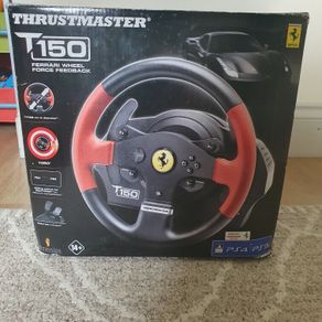 Thrustmaster T150 steering wheel and pedals