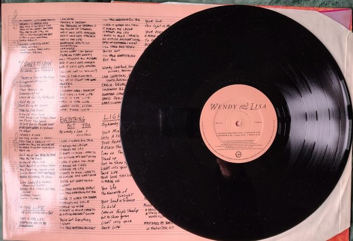 Wendy & Lisa (Prince) - Wendy And Lisa Vinyl LP (1987) Irish Pressing w/Inner Sleeve EX+ Soul Synth-Pop