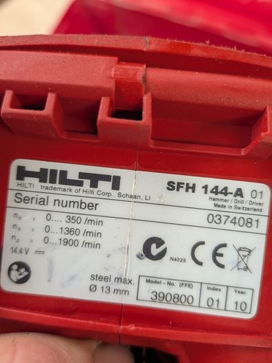 Hilti drill set