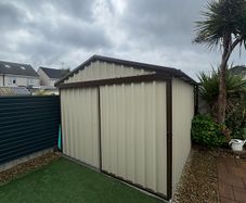 Steeltech steel shed