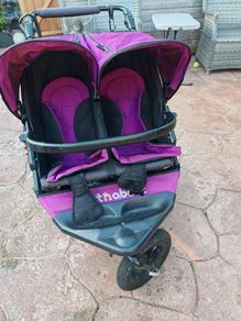 Out N about double buggy