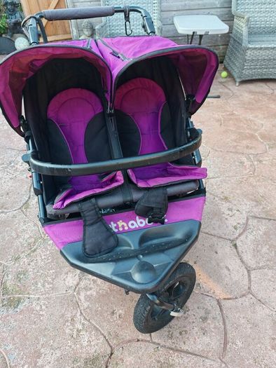 Out N about double buggy