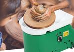 BRAND NEW Light Green 350W 24cm Brushless Electric Pottery Wheel Machine for Student and Amateur electric pottery wheel Ceramic Shaping Tool