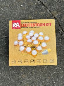 LED Festoon Kit 110v 50 metres
