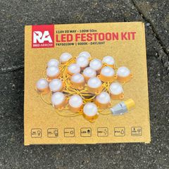 LED Festoon Kit 110v 50 metres