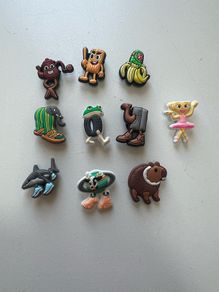 Brainrot croc charms