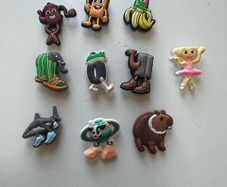 Brainrot croc charms