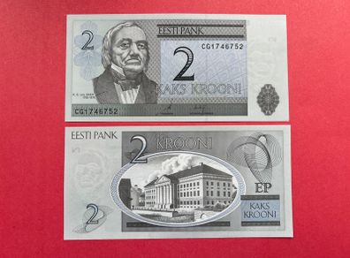 Estonia  2 Krooni  2006  ( uncirculated )