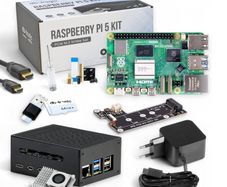 Raspberry Pi 5 8 GB Kit (Metal Case | Active Cooling | M.2 NVMe PCIe SSD | Micro HDMI 4K | ideal for Home Assistant and smart home)