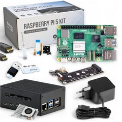 Raspberry Pi 5 8 GB Kit (Metal Case | Active Cooling | M.2 NVMe PCIe SSD | Micro HDMI 4K | ideal for Home Assistant and smart home)