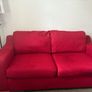 Red 2 Seater Suite Image 3
