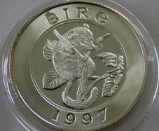 Rare Ireland Silver 25 Euro 1997 Proof Dormouse - Only 1000 mintage