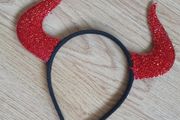 a Halloween Dress up Devil Hairband
