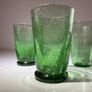 Vintage 1960s Green Controlled Bubble - Shot Glasses (Set of 5) Image 3