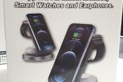 3 in 1 wireless Fast charging mobile phone desktop stand headset wireless charging (ANG-W12)