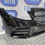 Front Bumper For Mercedes C Class W205 19-21 Facelift Models Amg Line Black C197 Image 6