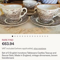 ironstone tableware