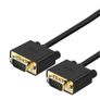 New Premium 2m Gold Shielded VGA Monitor Cable 15 PIN D-SUB DB15 Full HD #924 Image 2