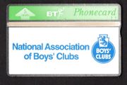 1993 United Kingdom 5 unit British Telecom National Association Of Boys Clubs (Landis &amp; Gyr) Phone card