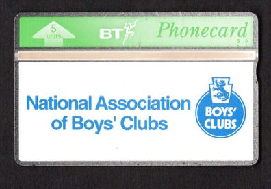 1993 United Kingdom 5 unit British Telecom National Association Of Boys Clubs (Landis & Gyr) Phone card