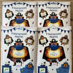 32 x Pirate Themed Party Invitations